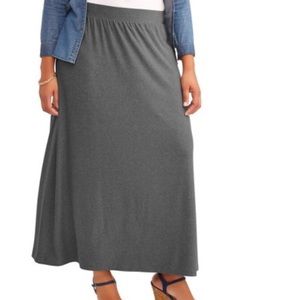 Plus Size Maxi Skirt